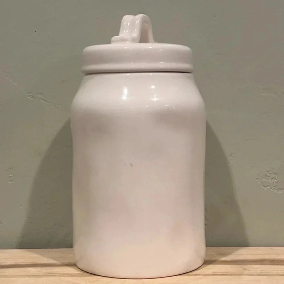 Rae Dunn Ceramic ROLL Canister with lid. Rae Dunn artisans collection. NWTS - Picture 3 of 9